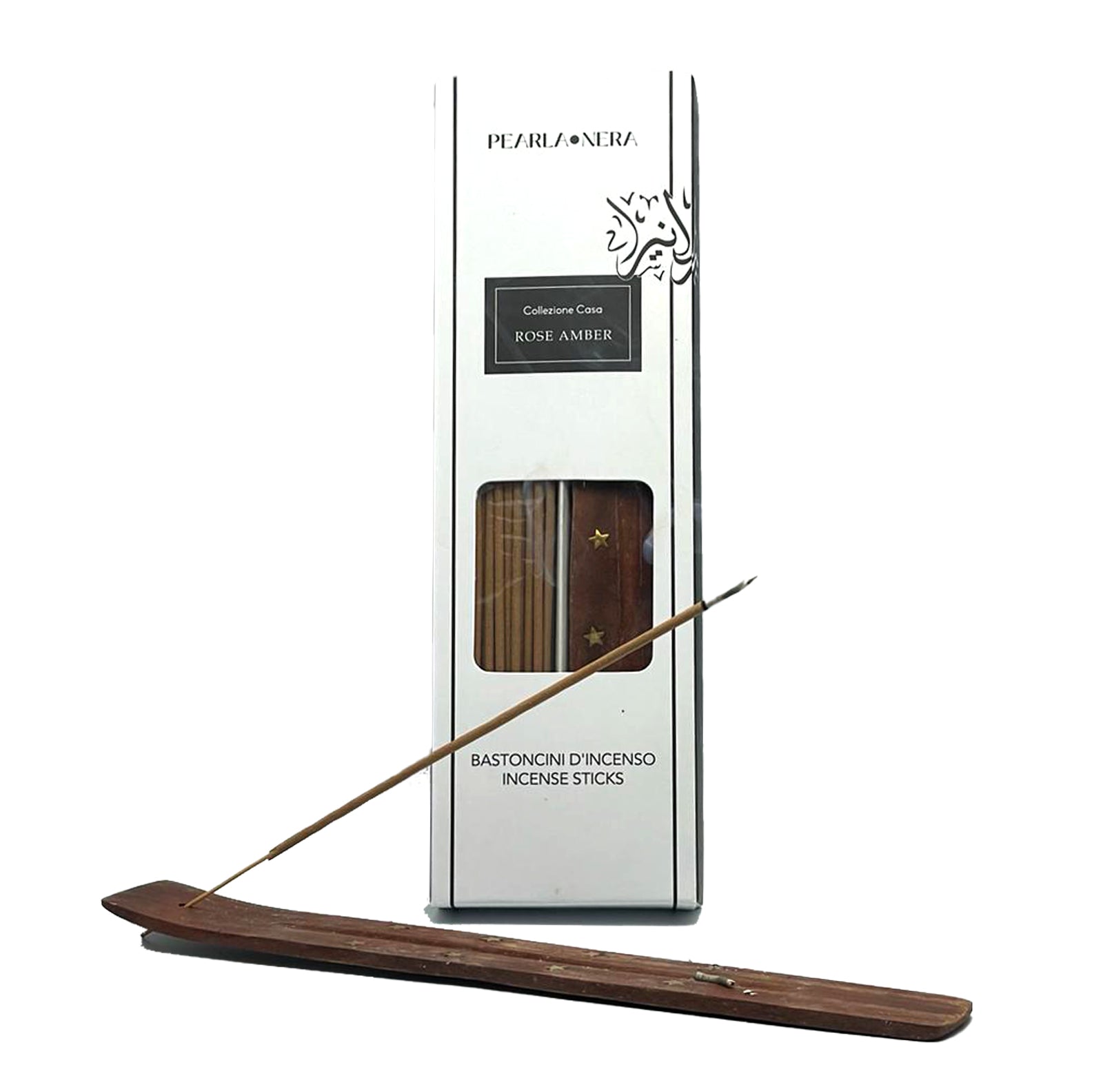 Pure Agarwood Incense Sticks with Wooden Holder (40 x 10”)